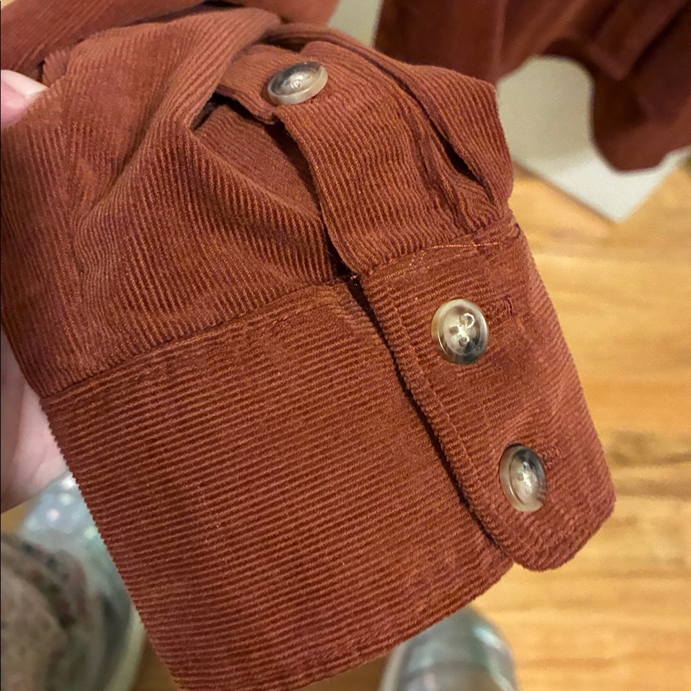 NWT: madewell boxy corduroy button up - Picture 5 of 11